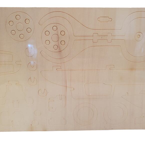 Woodcraft Construction Vintage Car Kit Auburn 851 Speedster SC P018 Model Car Ki - Picture 8 of 10